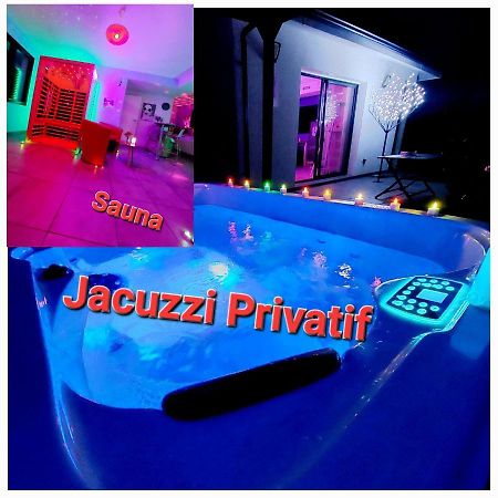 Un Sejour Romantique En Couple Avec Jacuzzi Prive Chromotherapie Jardin Maison Privee Ychoux Eksteriør bilde