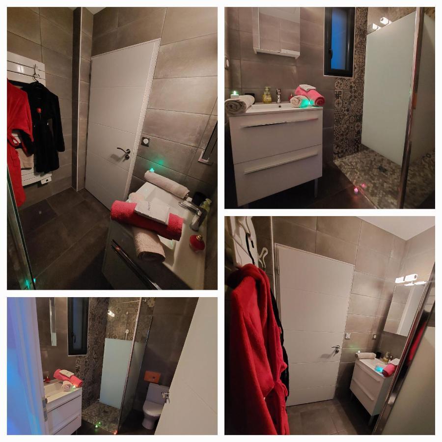 Un Sejour Romantique En Couple Avec Jacuzzi Prive Chromotherapie Jardin Maison Privee Ychoux Eksteriør bilde