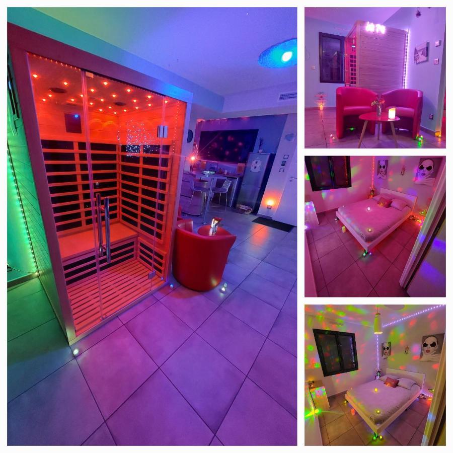Un Sejour Romantique En Couple Avec Jacuzzi Prive Chromotherapie Jardin Maison Privee Ychoux Eksteriør bilde